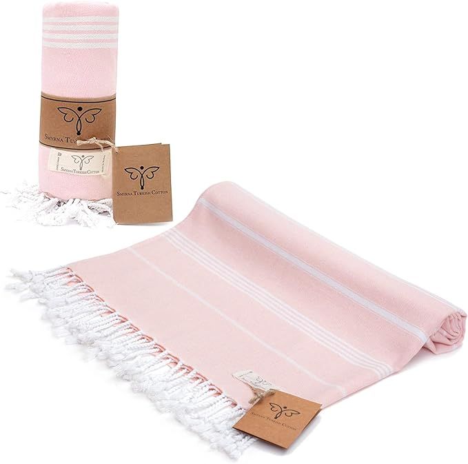 Amazon.com: Smyrna Classical Series Original Turkish Beach Towel | 100% Cotton, Prewashed, 37 x 7... | Amazon (US)