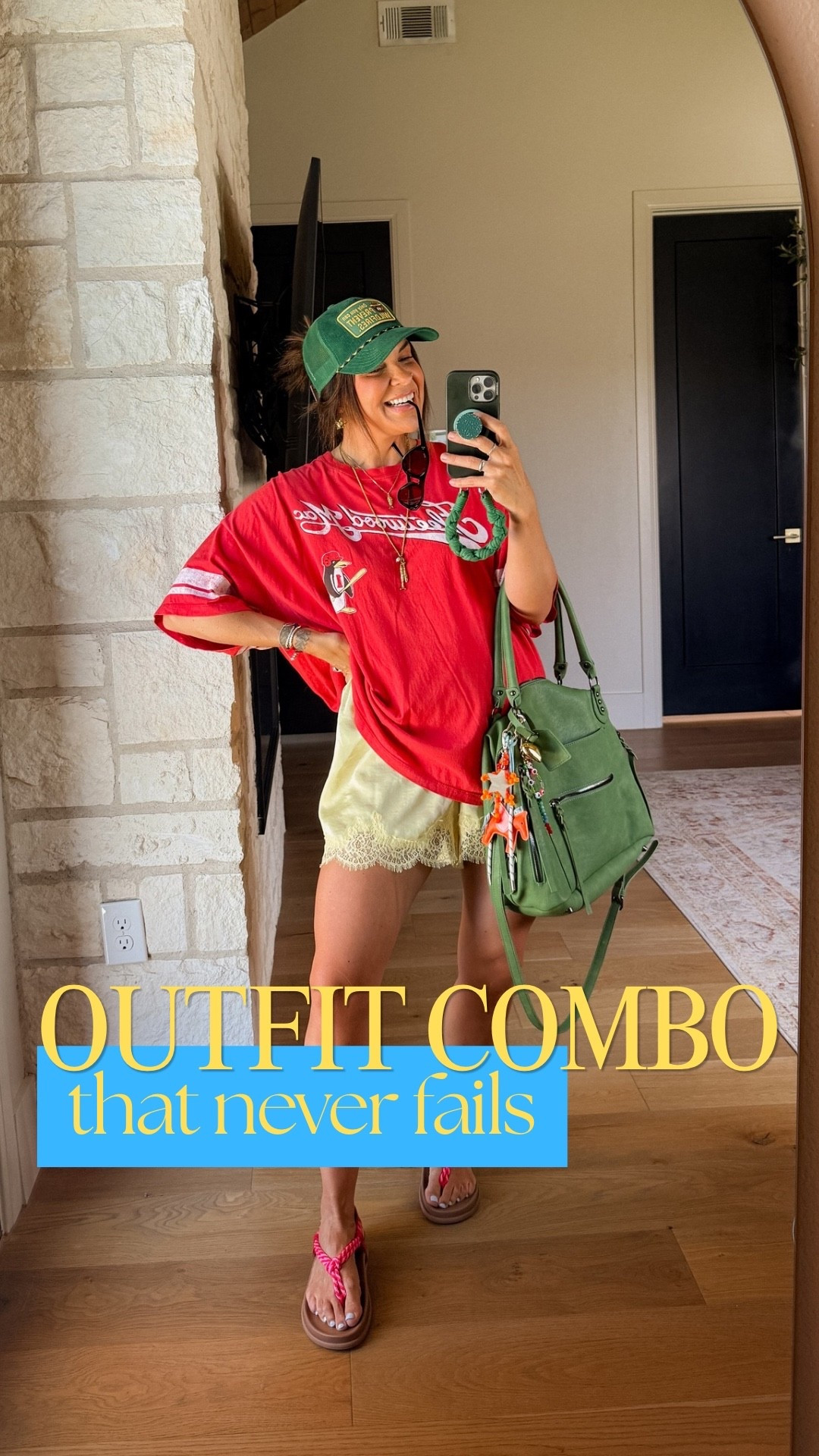My go-to summer combo for those “I don’t know what to wear but I have to be comfy” days. Graphic tee + satin shorts

#LTKOver40 #LTKMidsize #LTKootd