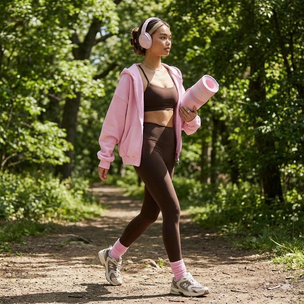 This is my go-to outfit for morning walks, light workouts, and days when I want to feel comfortable but still put together.

The leggings are supportive without feeling tight, the sports bra is flattering and secure, and the zip hoodie makes this set easy to layer for cooler mornings or errands after movement.

I wear this exact outfit for:
• Walking trails
• Light workouts or Pilates
• Running errands
• Travel days
• Everyday athleisure

Sizing:
Wearing size Small in the sports bra, leggings, and hoodie.

Everything is linked and tagged so you can shop each piece individually or grab the full look.


#LTKfitnessgoals #LTKFindsUnder100 #LTKActive