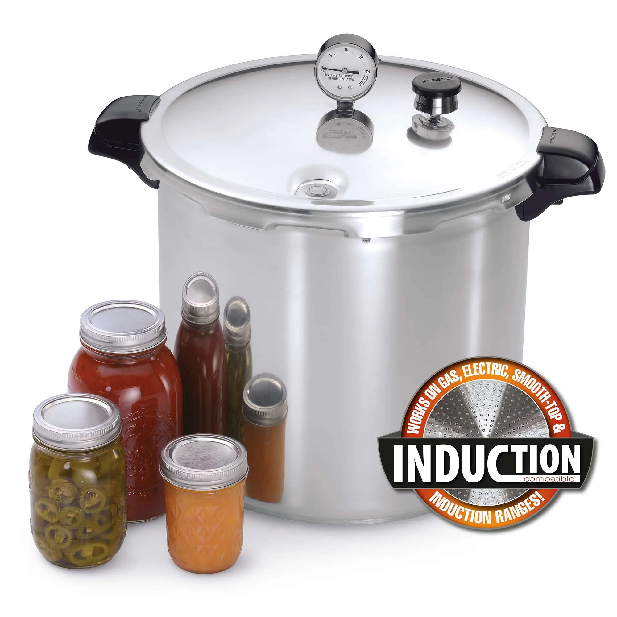 Presto 23 Quart Pressure Canner with Induction Compatible Base | Walmart (US)