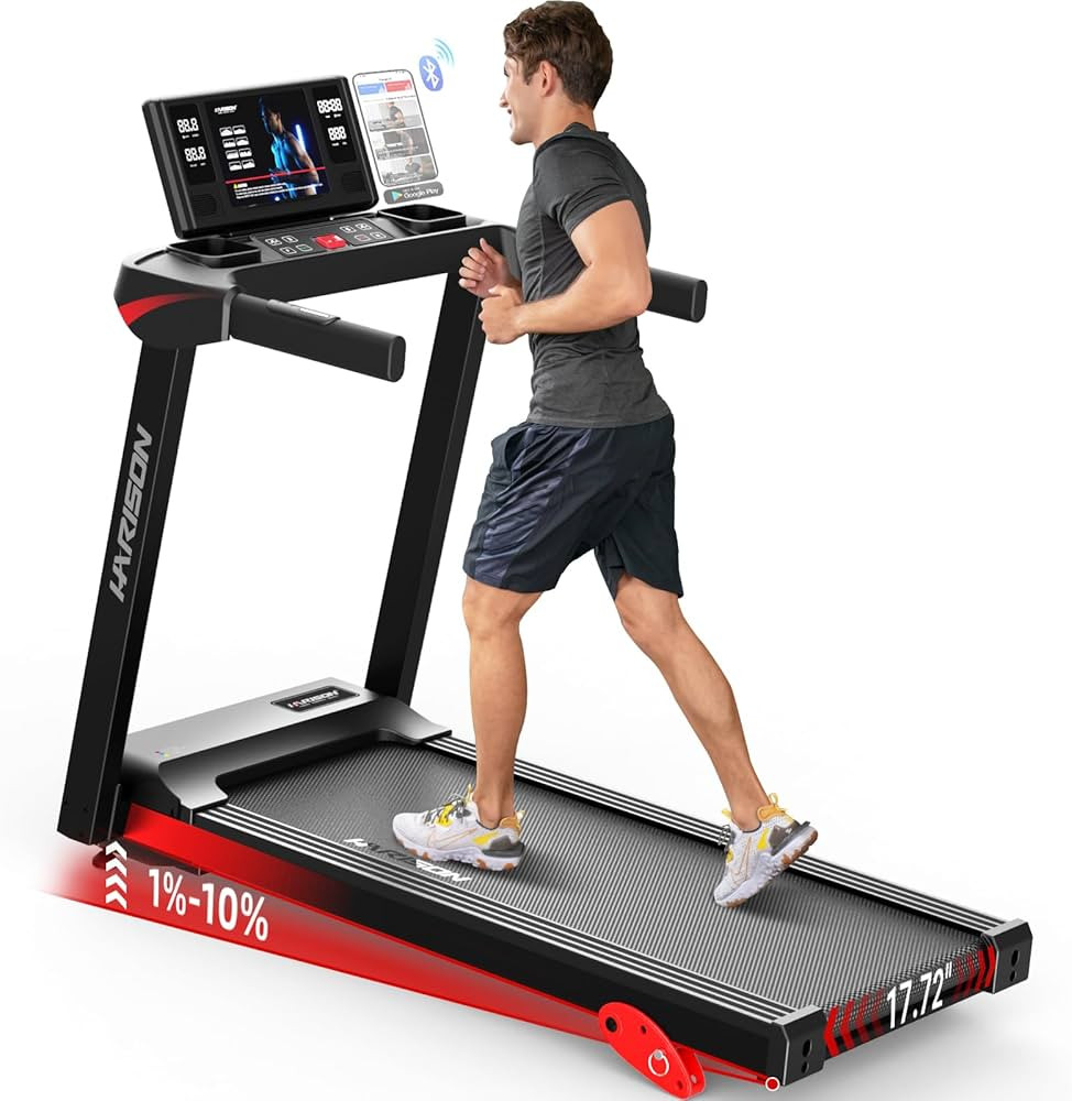 HARISON Treadmill for Home with Incline 300 lbs Weight Capacity, 3.0HP Running Machine with 17.72... | Amazon (US)