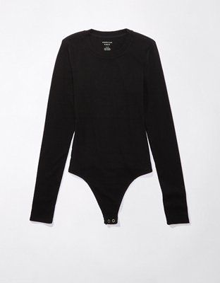 AE Crew Neck Bodysuit | American Eagle Outfitters (US & CA)