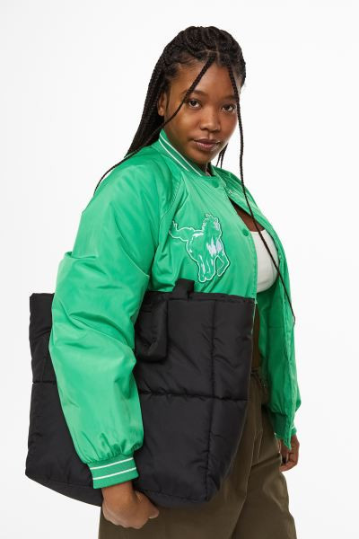 Padded Shopper - Bright blue - Ladies | H&M US | H&M (US + CA)