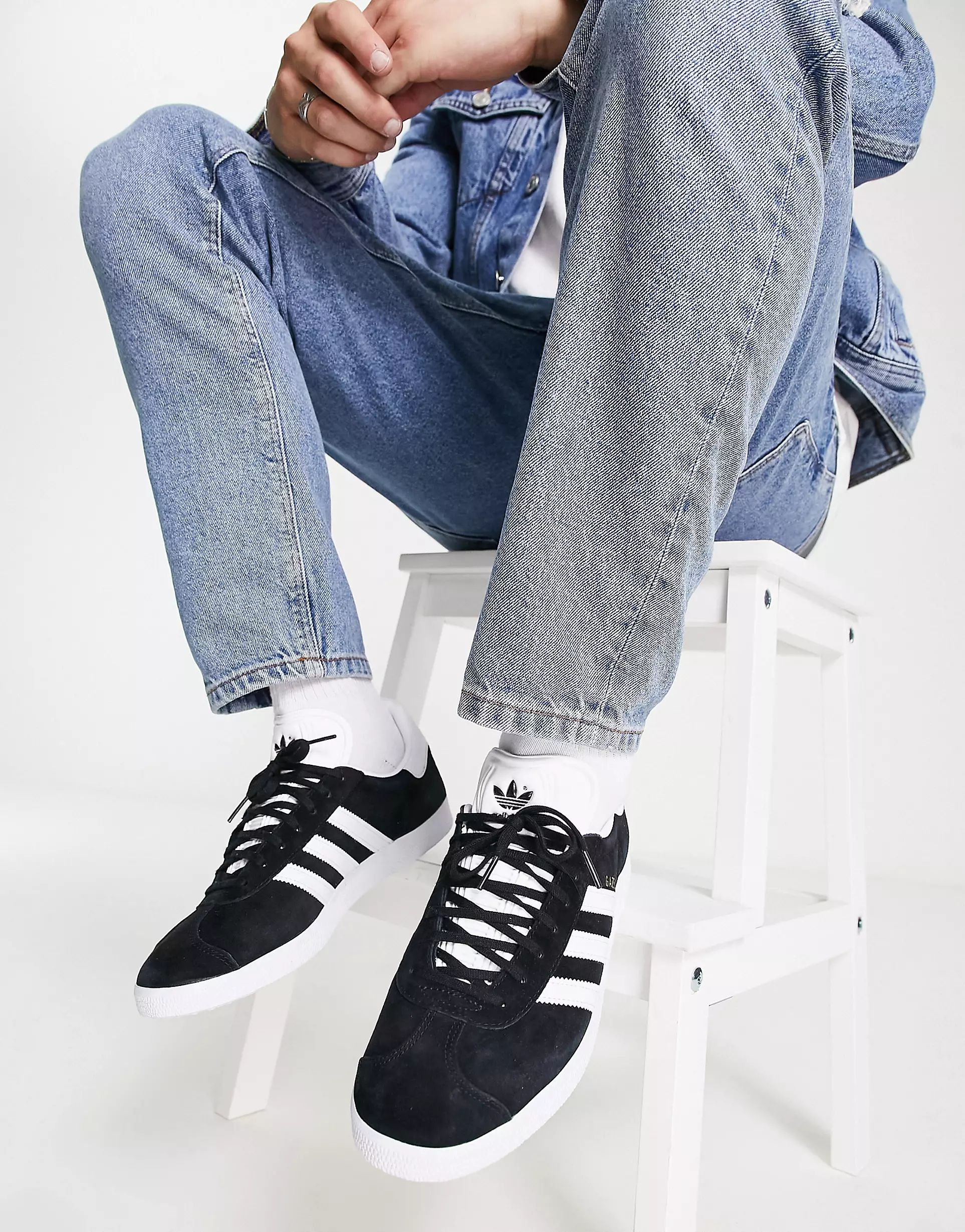 adidas Originals Gazelle sneakers in black | ASOS (Global)