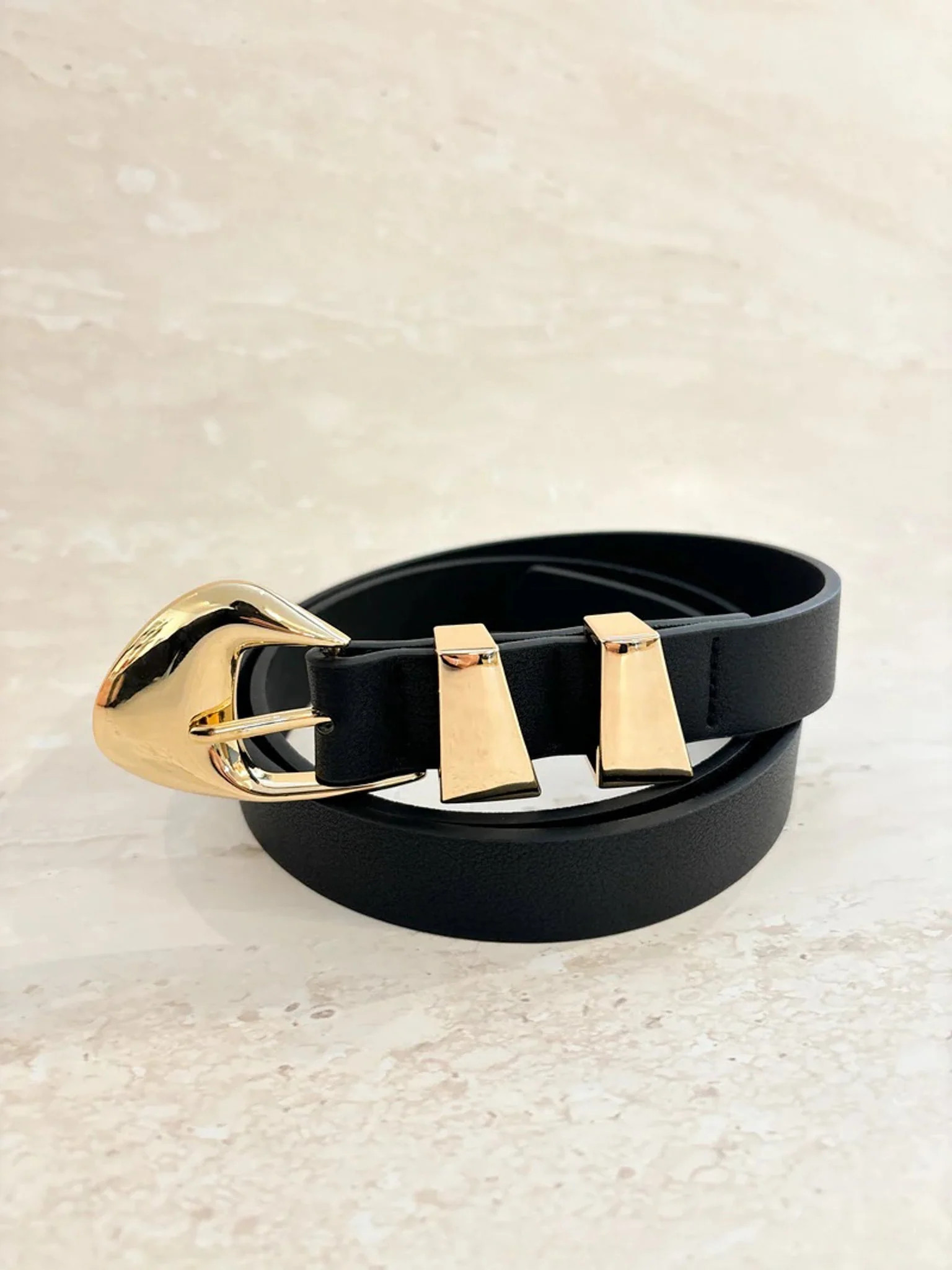 Shop Accessories: Pebble Dome Belt - Black | saltycrush.com | Salty Crush