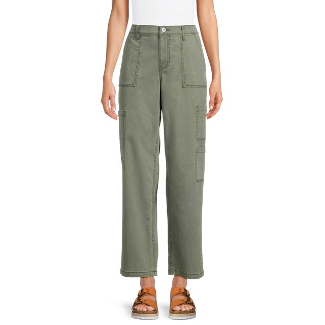 No Boundaries Juniors' Wide Leg Cargo Jeans, Sizes XS-XXXL - Walmart.com | Walmart (US)