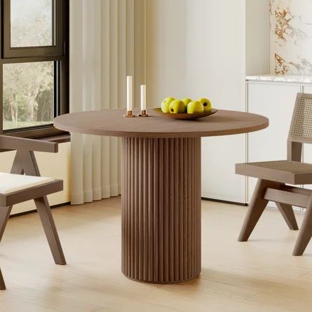 Gilta Round Solid Wood Base Dining Table | Wayfair North America