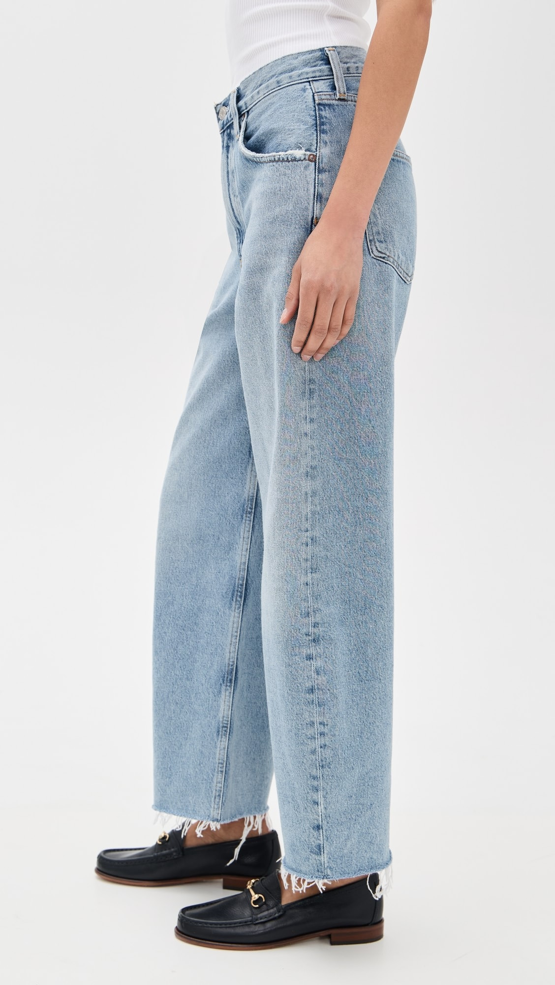 Low Curve Fray Jeans | Shopbop
