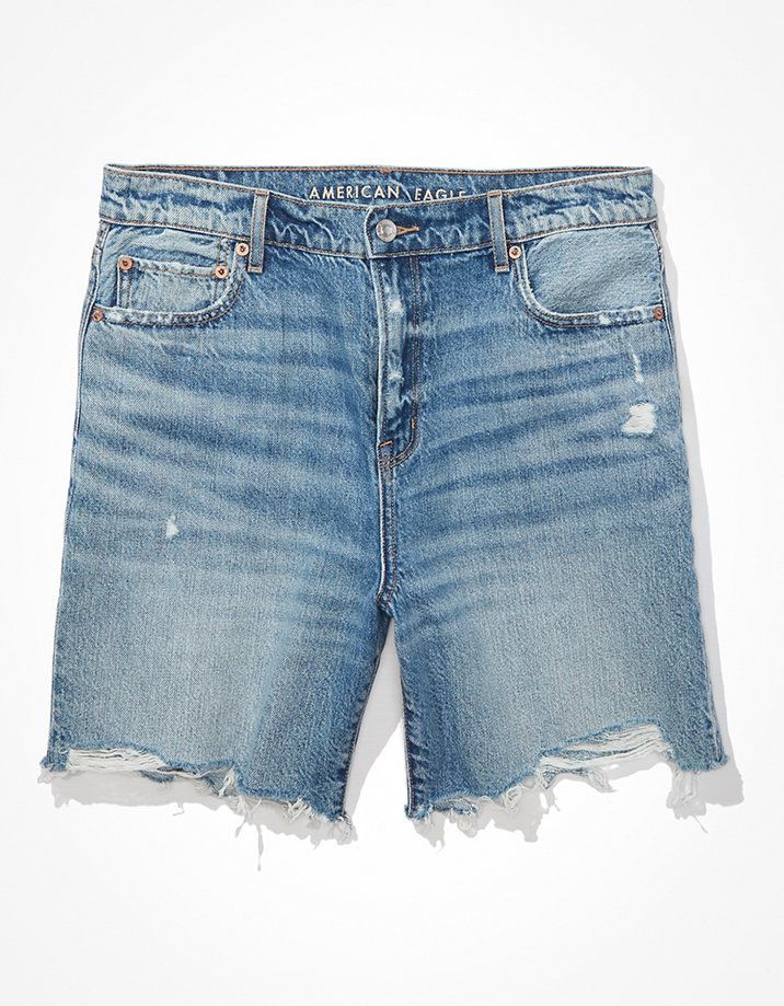 AE Low-Rise Denim Skater Short | American Eagle Outfitters (US & CA)