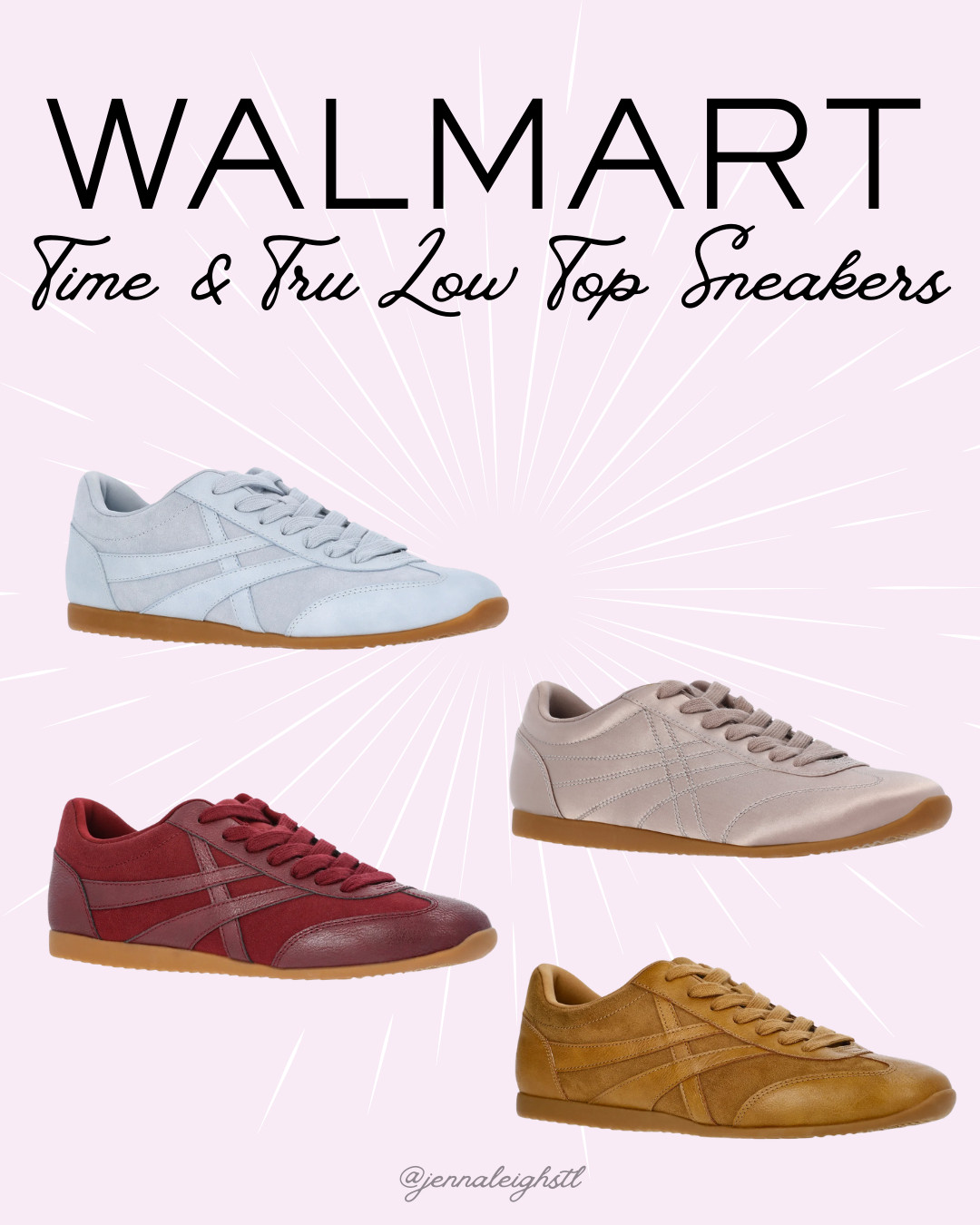 Loving the color options on these Time and Tru Women’s Low Top Sneakers from Walmart. 

 #LTKootd #LTKActive #LTKMidsize