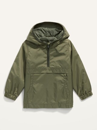 Hooded Half-Zip Windbreaker Jacket for Toddler Boys | Old Navy (US)