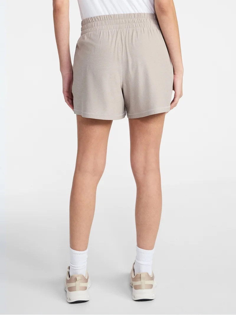 Athletic Works Women's and Women\u2019s Plus ButterCore Soft Performance Gym Shorts, Available in... | Walmart (US)