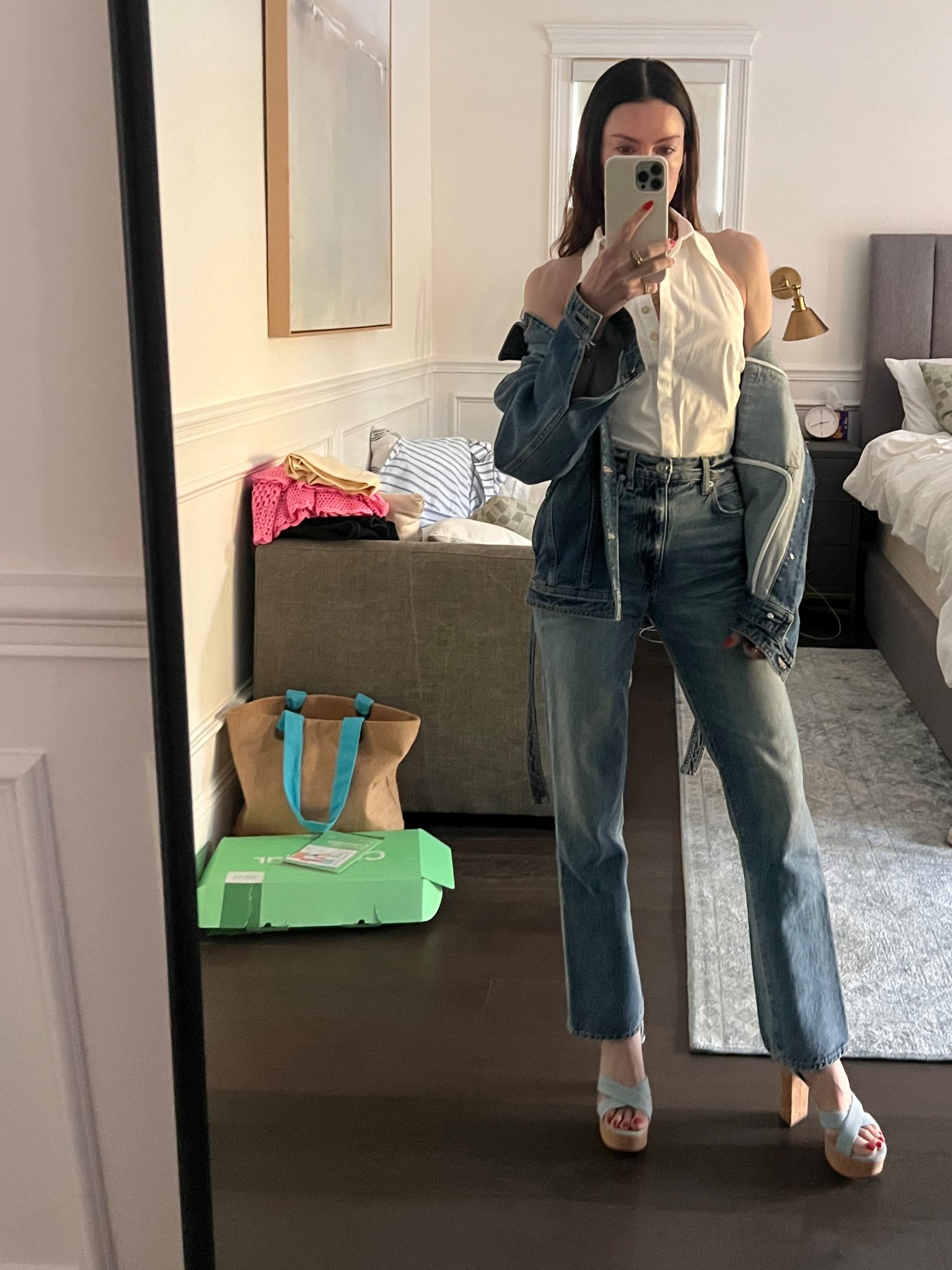 Canadian Tuxedo 🤵‍♀️👖 

#LTKSeasonal #LTKShoeCrush #LTKOver40