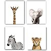 Designs by Maria Inc. Safari Baby Animals Nursery Decor Art | Set of 4 (Unframed) Wall Prints (8x10) | Amazon (US)