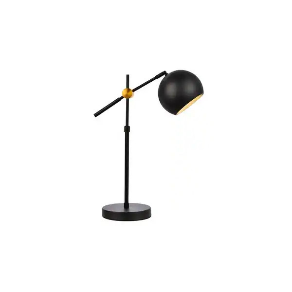 Fabian 1 Light Table Lamp - 14 Inch - Black | Bed Bath & Beyond