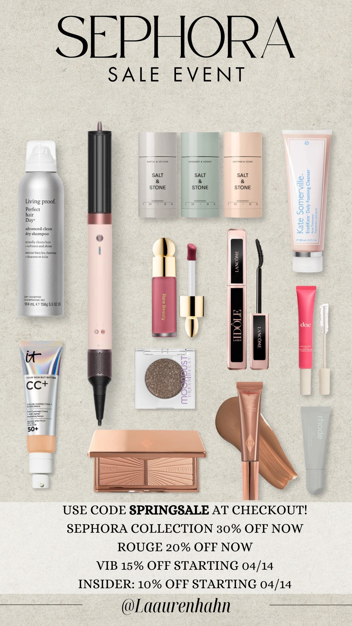 @Sephora Spring Sale is here!! Everything is on sale! 

Use code SPRINGSALE at checkout to save.

#LTKcanada #LTKsale #LTKbeauty