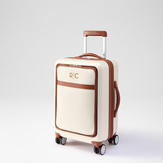 Expandable Front Pocket Carry-On Luggage | Mark and Graham