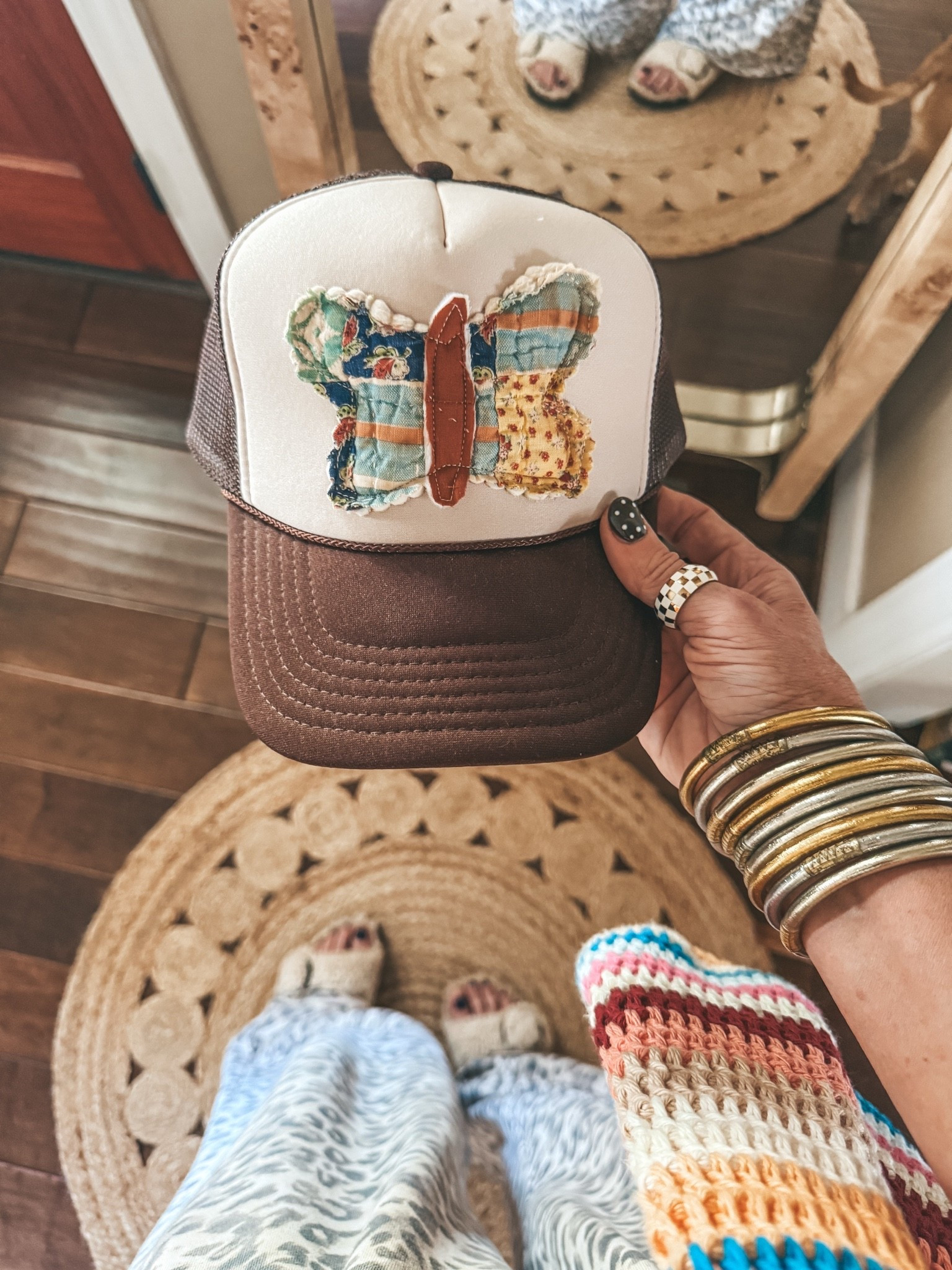 The cutest hat! 🦋