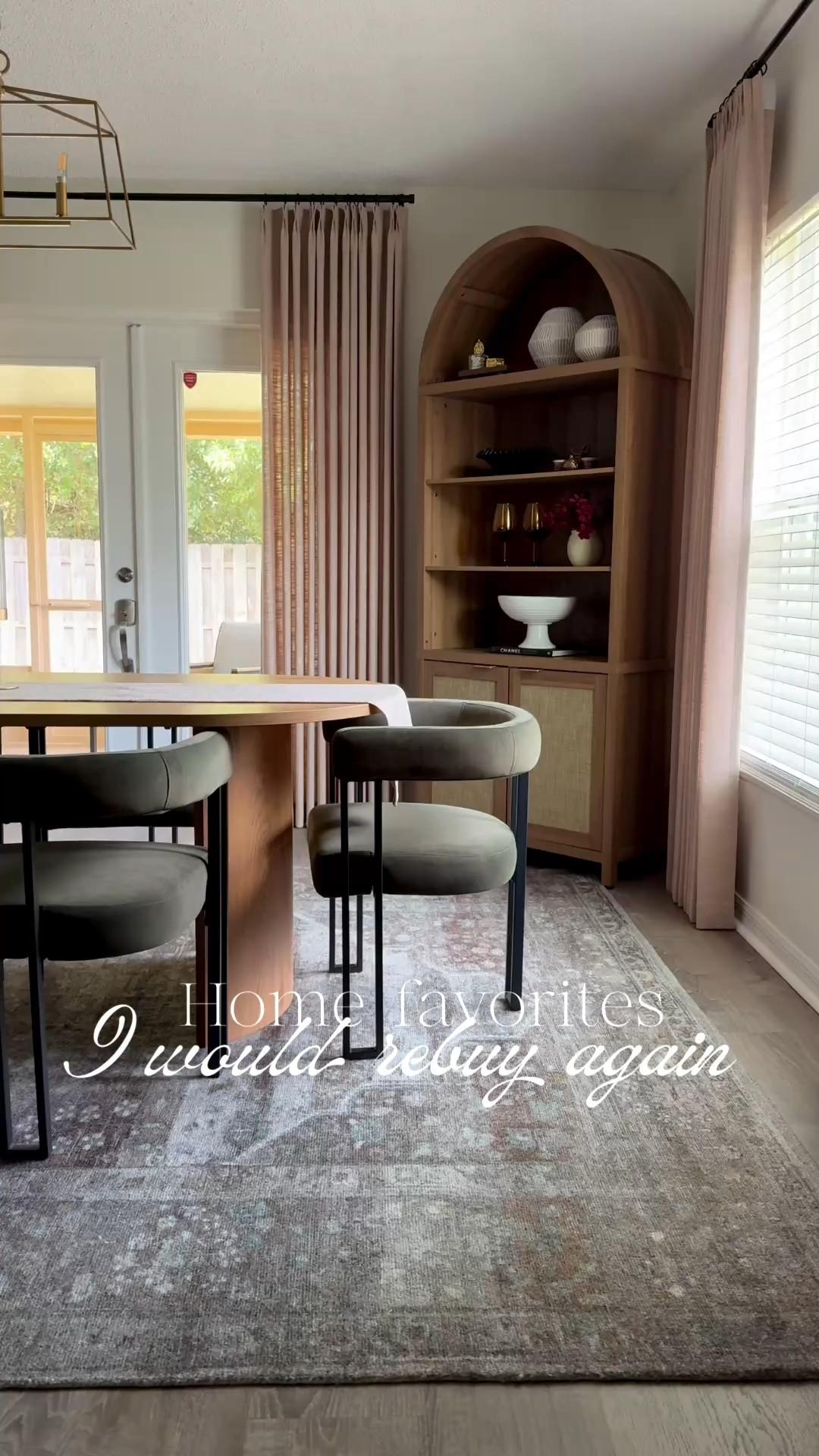 #ad Home favorites I would rebuy again- sharing some of my top picks! From dining room chairs to my favorite rugs- @Wayfair is my go to for all things home! 👌🏽 

#wayfair #wayfairpartner 

Dining room, Loloi rugs, console table, entryway, neutral home decor

#LTKHome #LTKSaleAlert