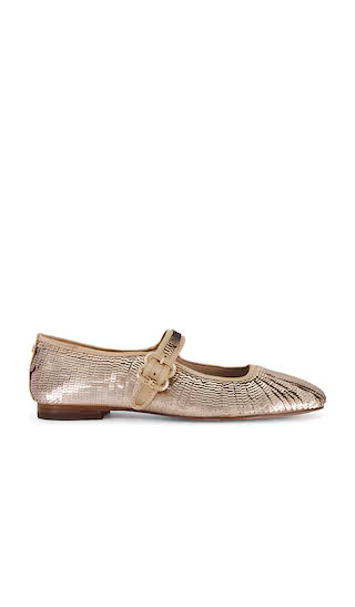 Michaela Ballet Flat in Molten Gold | Revolve Clothing (Global)