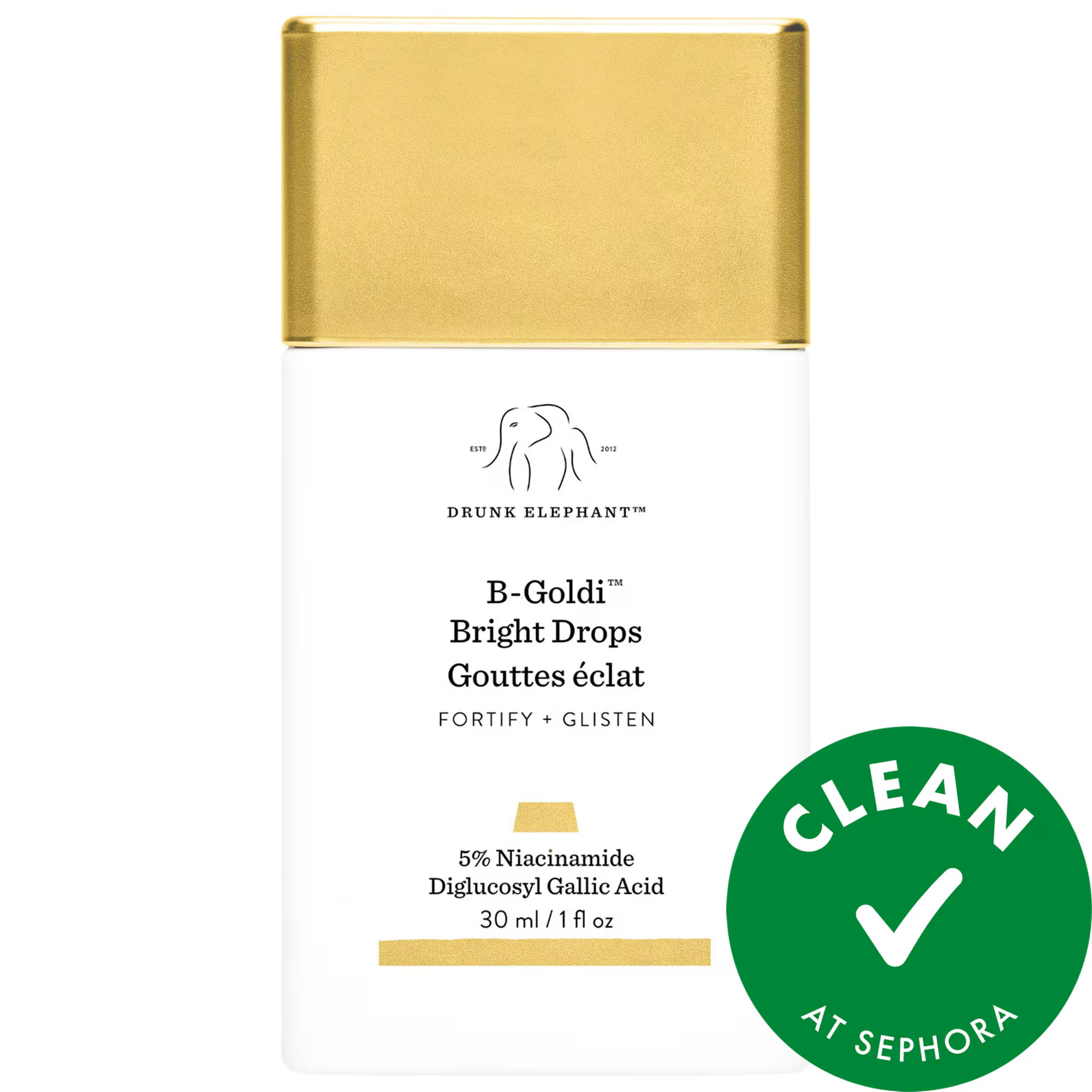 Drunk Elephant B-Goldi™ Bright Illuminating Drops with 5% Niacinamide 1 oz / 30 mL | Sephora (CA)