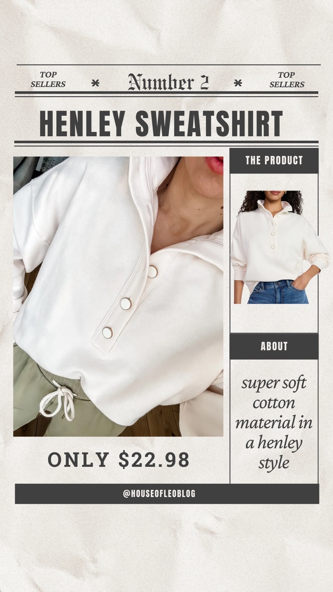 Wearing small Henley sweatshirt. Walmart fashion.

#LTKOver40