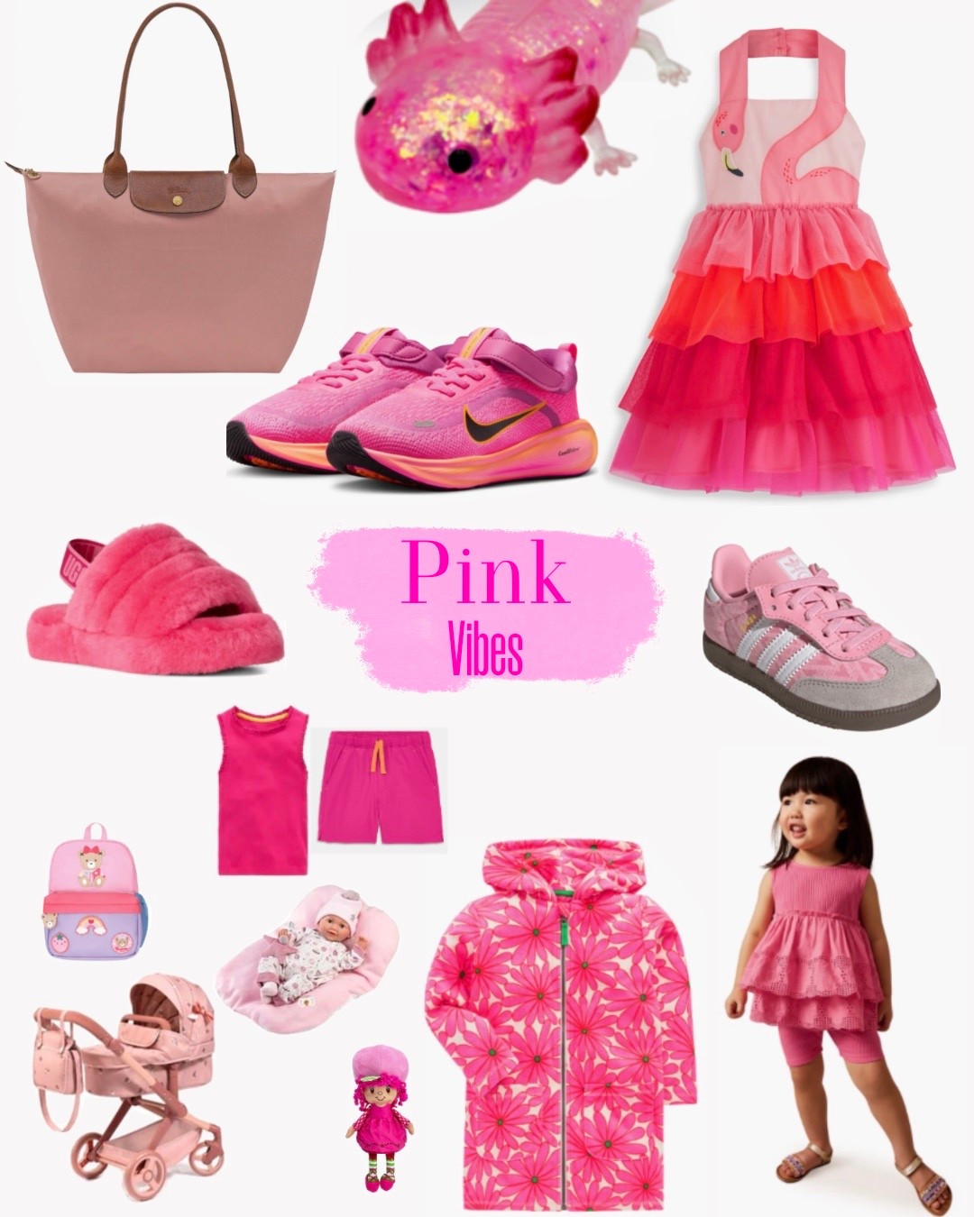 Pink Vibes. Bay, Toddler, & Girls. Shoes, outfits, swimwear, toys, strawberry shortcake, handbags, a FLAMINGO DRESS and more!

#LTKmomlife #LTKSaleAlert #LTKKids