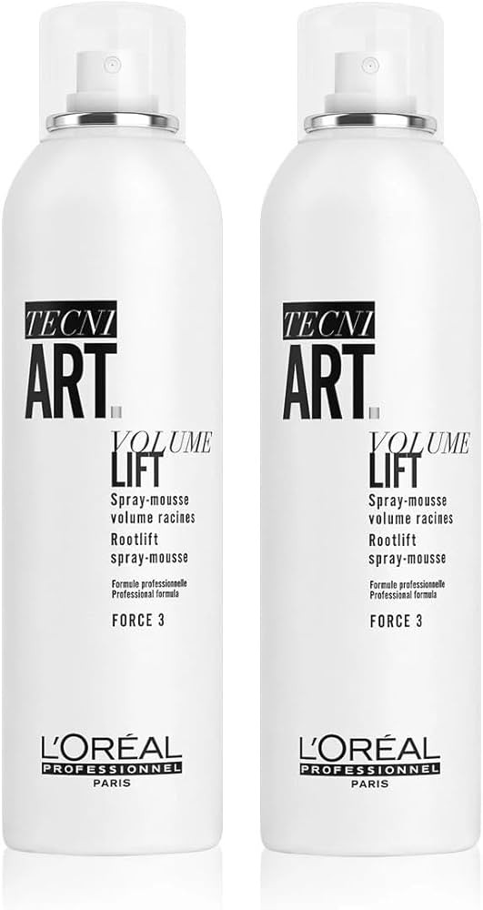 L'Oréal Professionnel TECNI.ART Art Volume Lift Force 3 Mousse Spray Pack of 2"Packaging may var... | Amazon (UK)