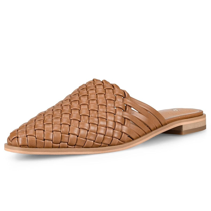 zero-sum Women's Closed Toe Flat Mules Braided Backless Slip-On Sandals Summer Loafer Casual Slid... | Amazon (US)