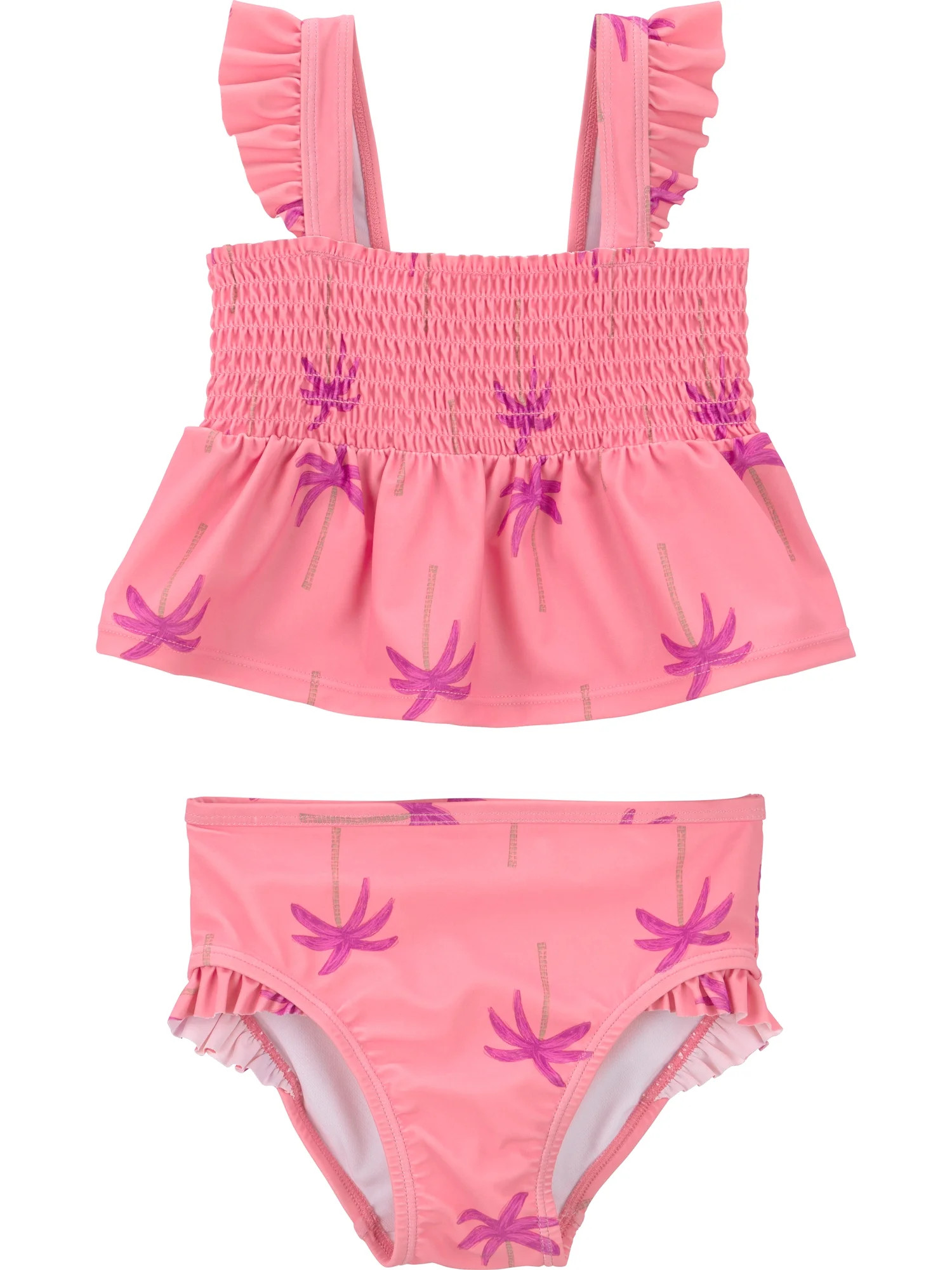 Carter's Child of Mine Toddler Girl Tankini Swimsuit Set, 2-Piece, Sizes 12M-5T | Walmart (US)