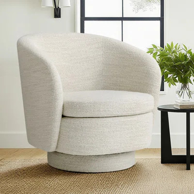 Modern Bouclé Swivel Accent Chairs | Wayfair North America
