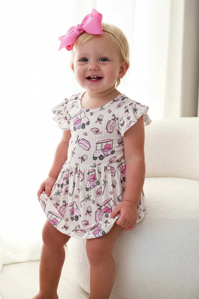 Sleeveless Twirl Bodysuit | Caddie Crew Pink | Caden Lane