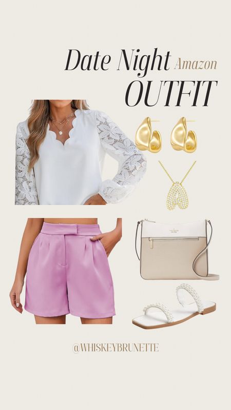 How cute are these shorts for a date night look this spring and summer? Love the white blouse, too!

Date Night Outfit | Amazon Shorts | Workwear Shorts | Trendy Outfits

#LTKstyletip #LTKfindsunder100 #LTKworkwear