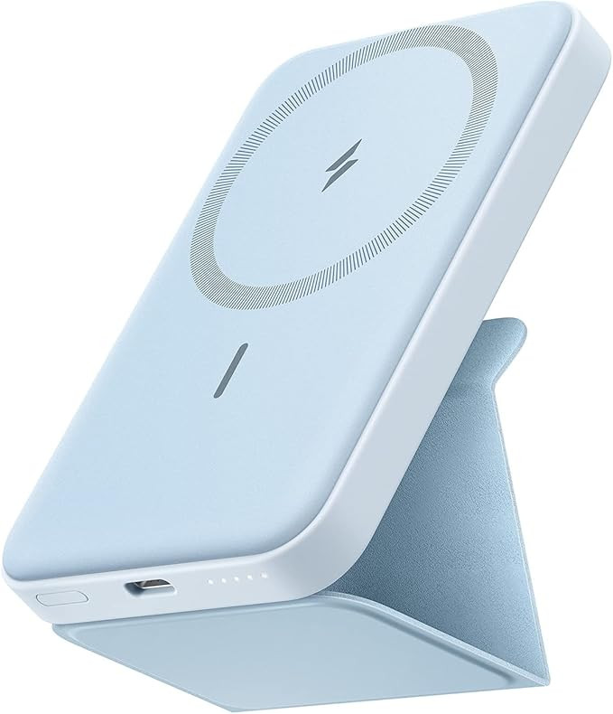 Anker 622 Magnetic Battery (MagGo), 5000mAh Foldable Magnetic Wireless Portable Charger and USB-C... | Amazon (US)