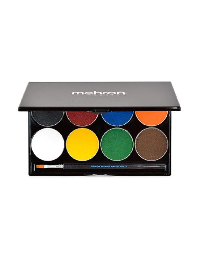Mehron Paradise Basic Face Paint Palettes, 8 Colors | Amazon (US)