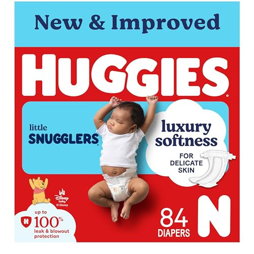 Huggies Size Newborn Diapers, Little Snugglers Baby Diapers, Size Newborn (up to 10 lbs), 84 Count, Packaging May Vary | Amazon (US)
