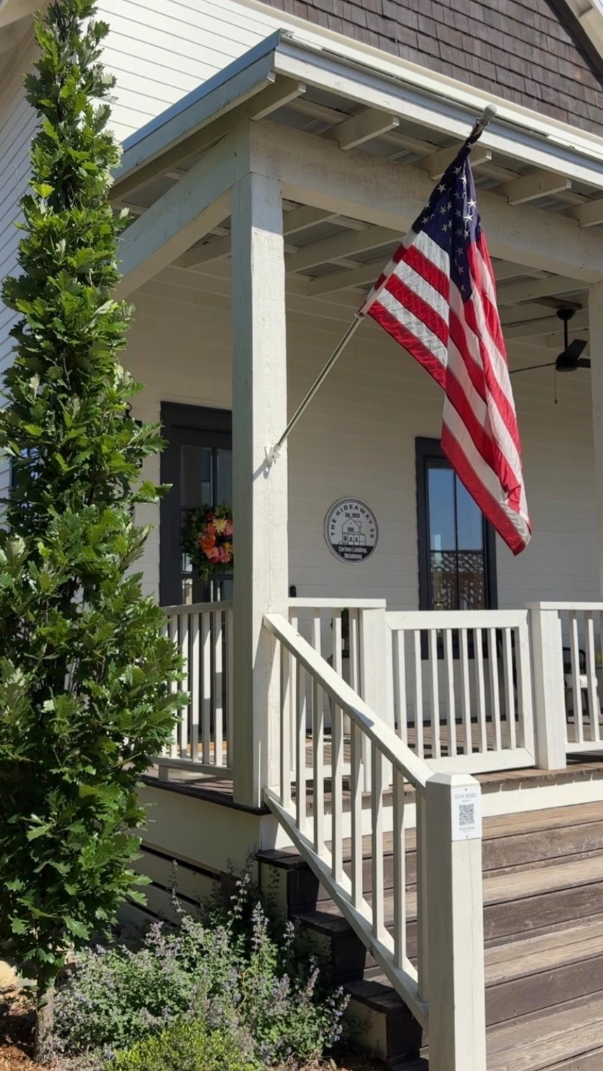 Patriotic porch decor 
Summer porch decor

#LTKSeasonal #LTKHome