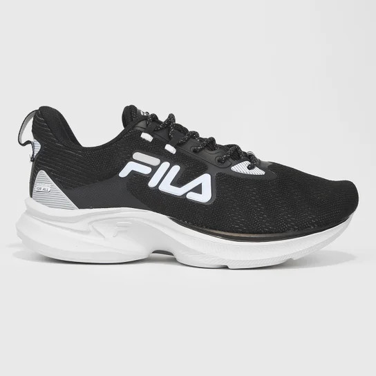 Tenis Fila Racer For All Masculino - Preto+Prata | Netshoes (BR)