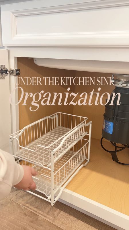 Under the kitchen sink organization 

Home organization, cabinet organization, amazon organization, amazon finds, stackable drawers 

#LTKFind #LTKunder100 #LTKhome
