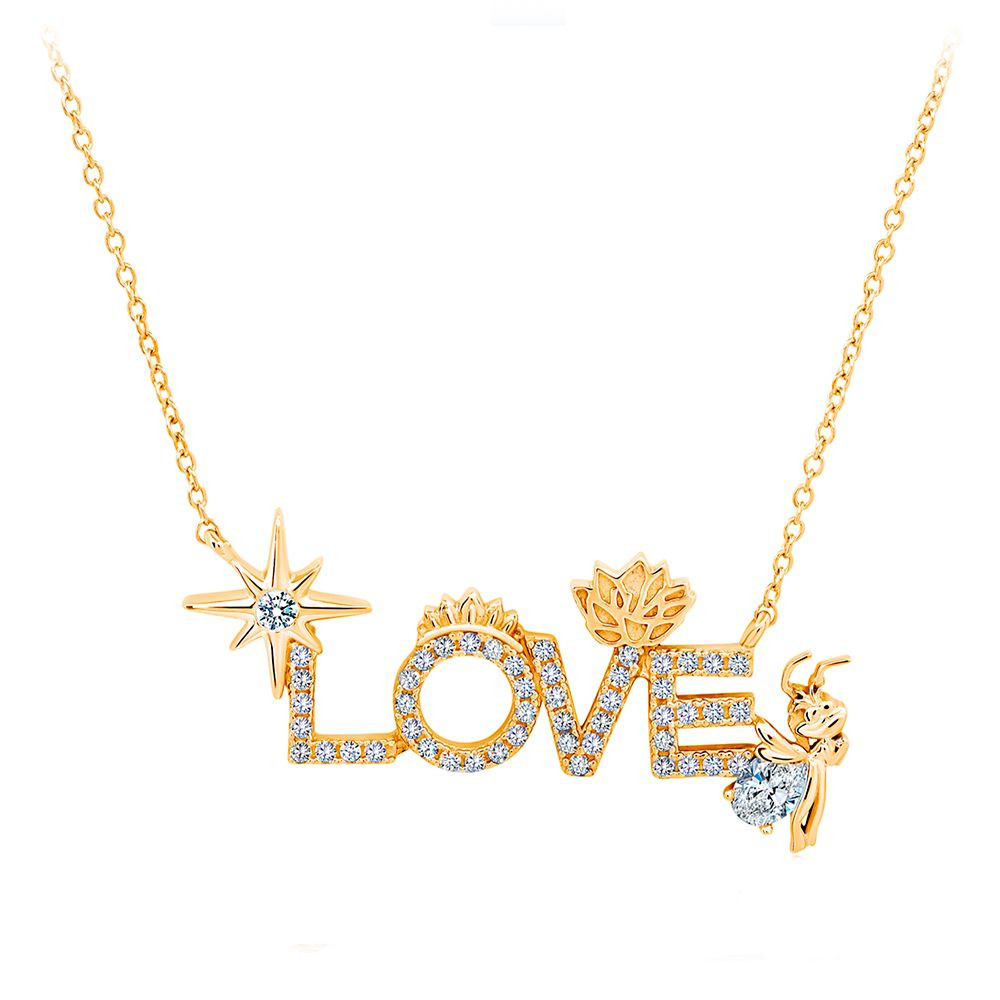 The Princess and the Frog ''Love'' Necklace by CRISLU | Disney Store