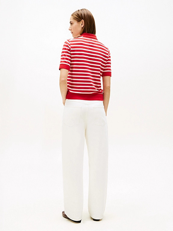 Regular Fit Piqué-Poloshirt mit Reißverschluss | Tommy Hilfiger (DE)