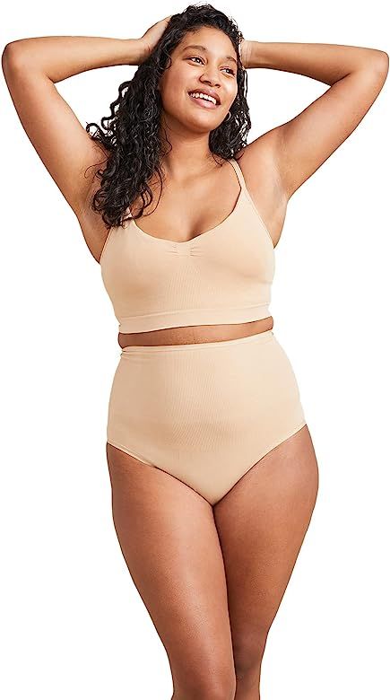 HATCH Collection | Full Coverage High Waist Underwear, Light Compression | The Seamless Belly Bri... | Amazon (US)