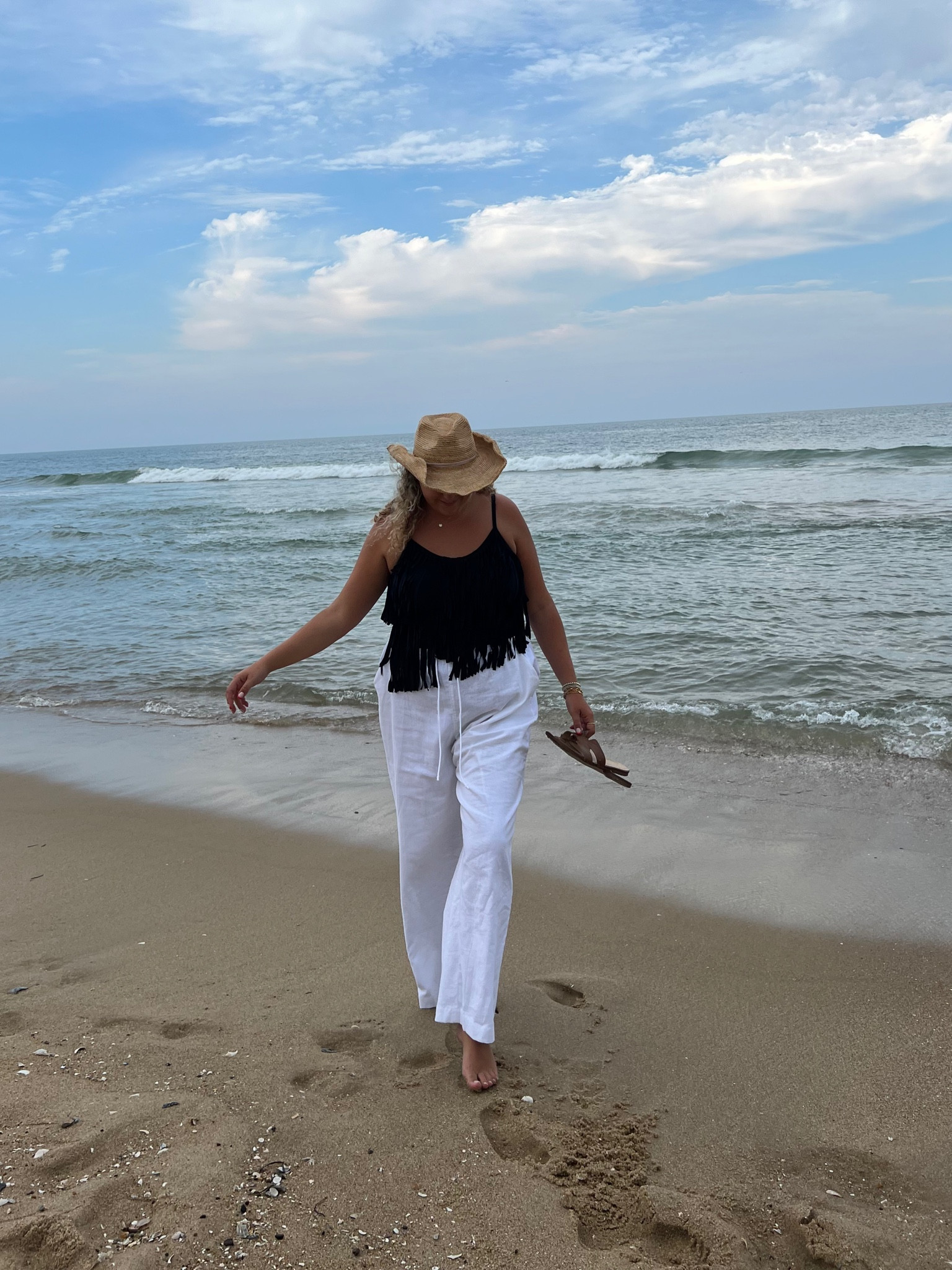 Love this fringe swim from Miraclesuit! I threw on some white linen pants as an easy coverup beach outfit. 

Use code THECHICBEE for $50 off $200

#LTKcurves #LTKtravel #LTKswim