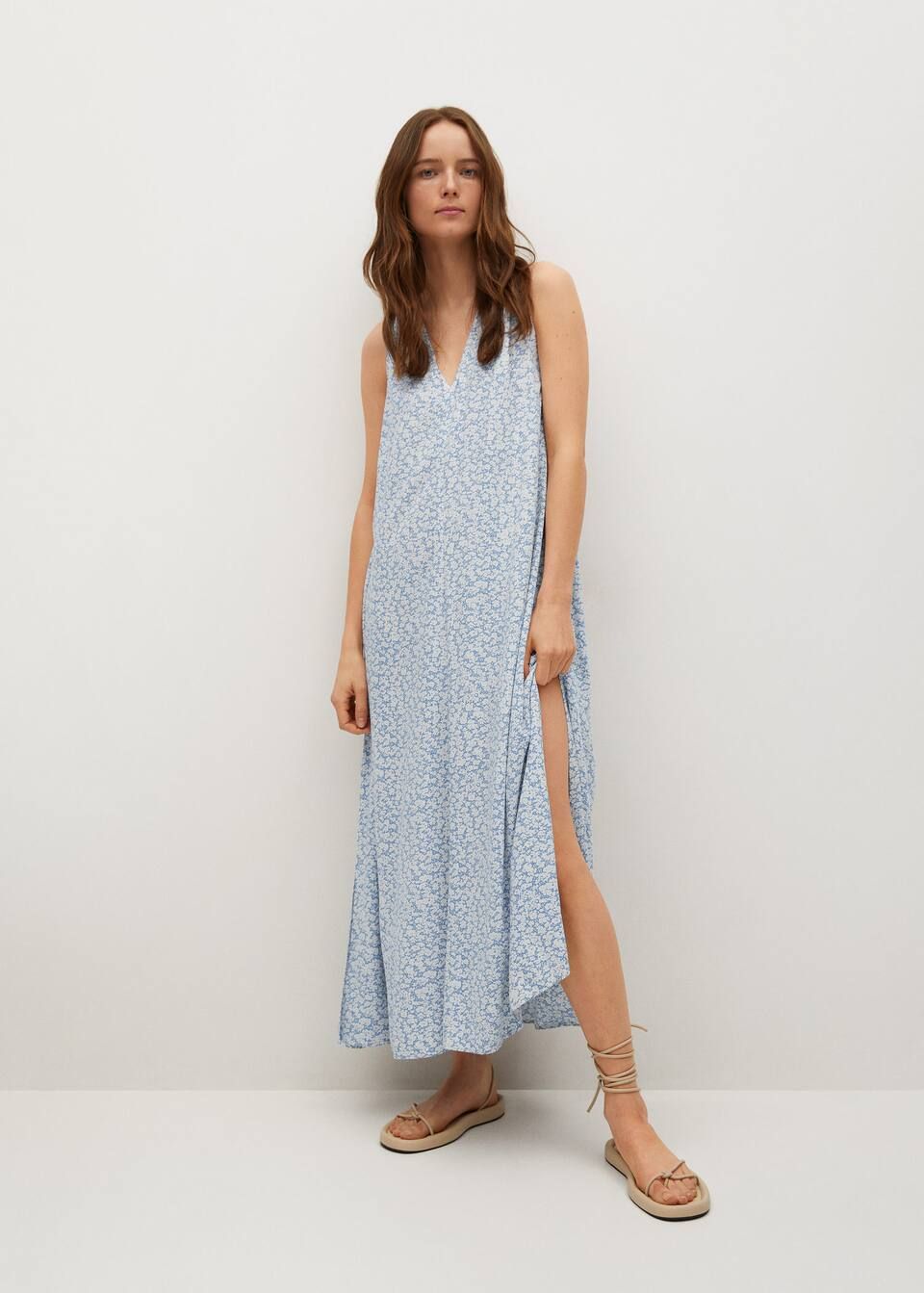 Flowy printed dress | MANGO (US)