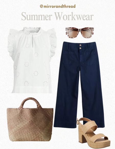 Summer workwear outfit idea! Pants are from Kohl’s and top is from Walmart! 

#LTKWorkwear #LTKStyleTip #LTKSeasonal