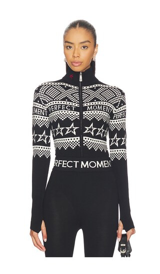 Holiday Body Sweater in Black & White

        
            Perfect Moment
        
             ... | Revolve Clothing (Global)