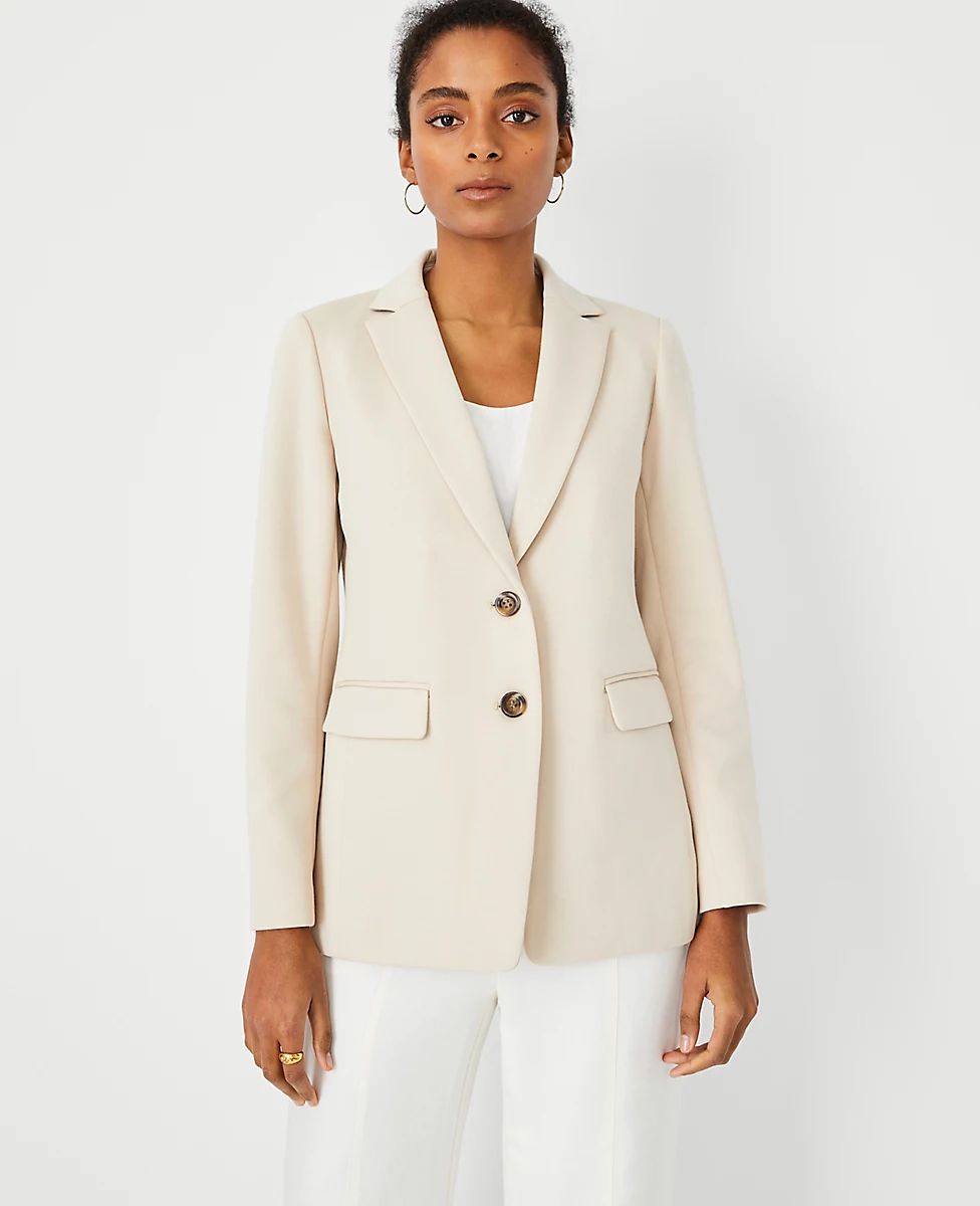 Relaxed Straight Blazer | Ann Taylor (US)