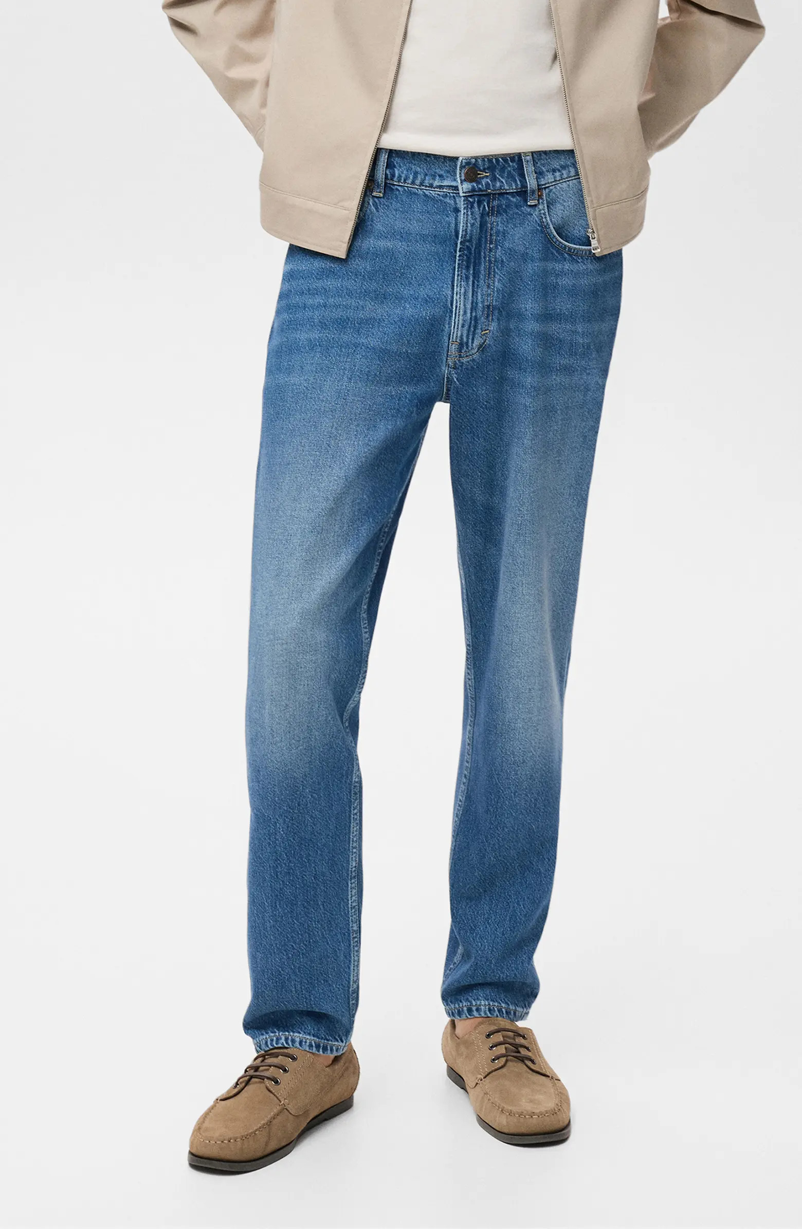 MANGO Lore Tapered Straight Leg Jeans | Nordstrom | Nordstrom