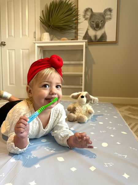 Lilly decided to try out her brother’s new mattress. We found our Simmons Kids Soothing Nights mattress from @target by @deltachildren 👶🏼 The mattress is Greenguard Gold Certified and meets the highest safety standards. The firm core is made from over 300 recycled water bottles, making it the best choice for your baby and the environment. It is also hypoallergenic, waterproof, and toddler approved!! 

#deltachildren #nurseryinspiration #babyregistry #babyshower #babymatress #nurserydecor #bohostyle #bohobaby #21weekspregnant  #momlife #momblogger #ltkbump #ltkbaby #ltkkids #ltkblogger #ltkbaby #raleighblogger #raleighbloggers #raeighhairstylist #raleighblog #caryblogger #pregnancy #pregnancylife #preggers #momlife #prego #babyontheway #whattoexpect #babybump #pregnancyupdate 

#LTKbaby #LTKbump #LTKHoliday