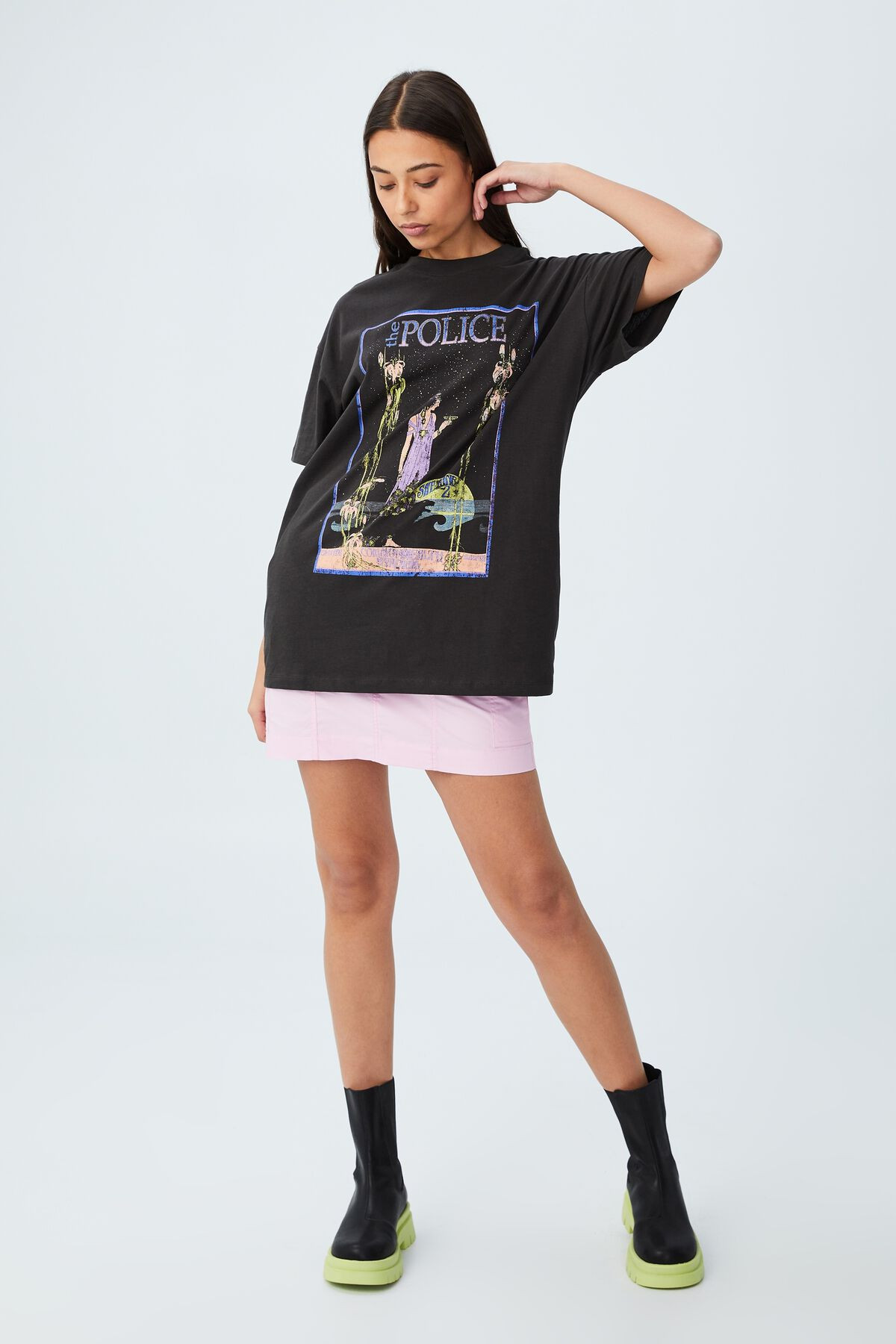 Boyfriend Fit Band Tee | Cotton On (ANZ)